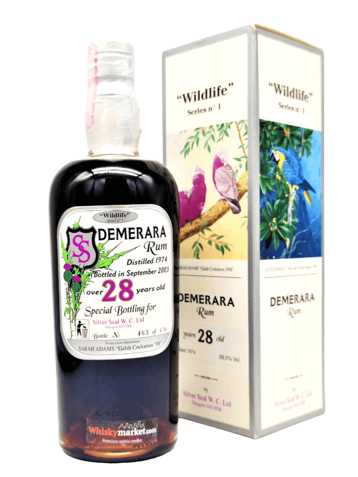 Demerara 1974/2003 28yo 68,5% Wildlife Series no1 Silver Seal