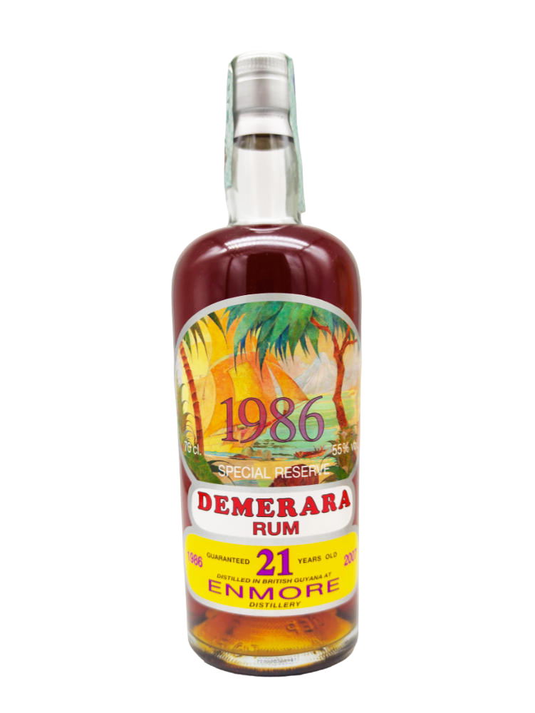 Enmore 1986/2007 21yo 55% Demerara rum Silver Seal