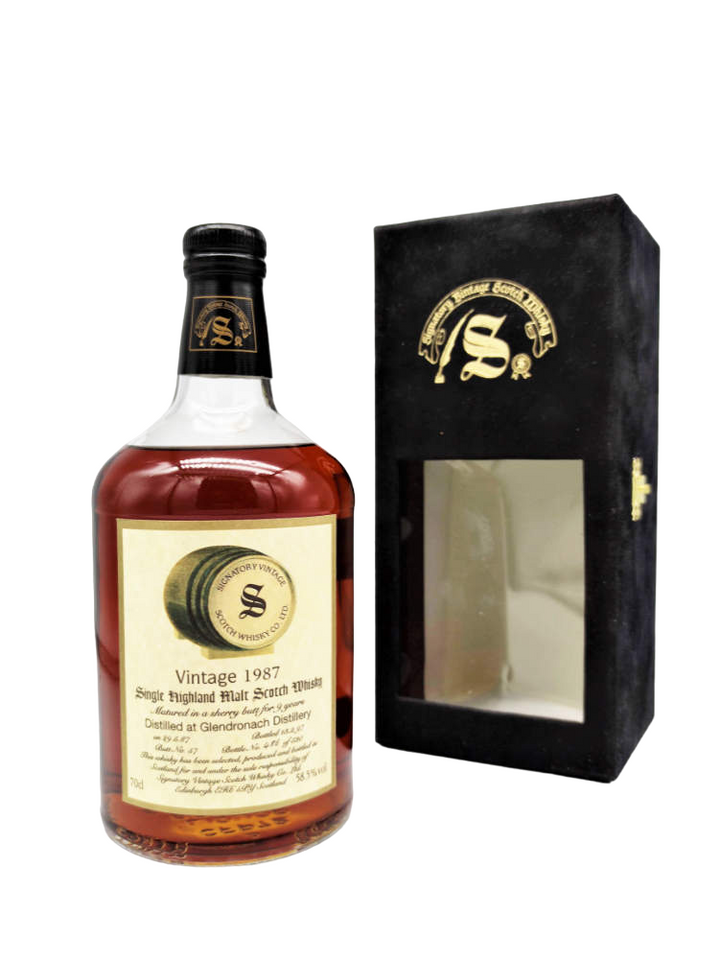 Glendronach 1987 9yo 58,5% Signatory Vintage