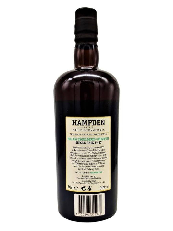 Hampden OWH 2012 Single Cask 8 Year Old #487 / Trelawny Endemic Birds
