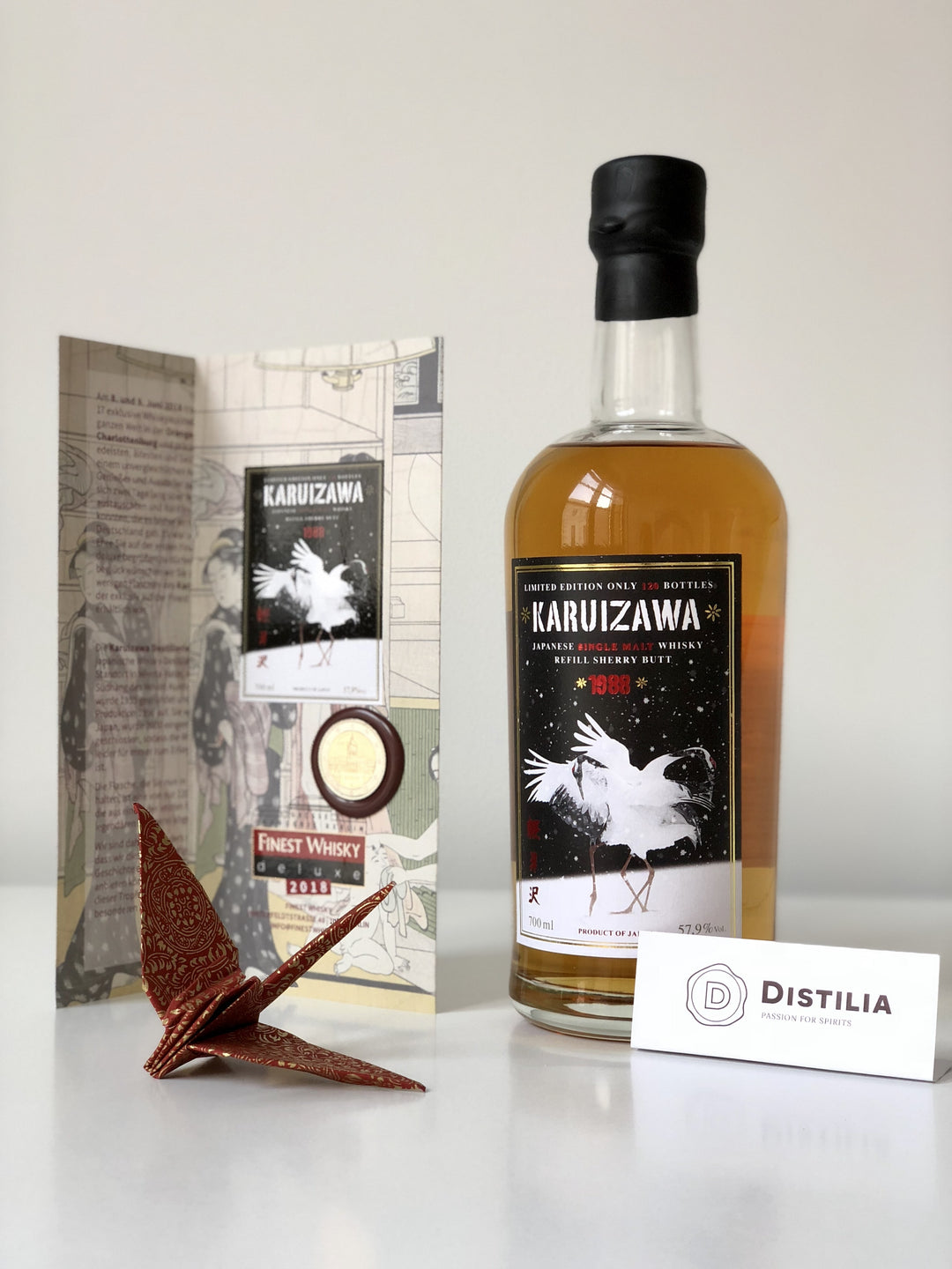 Karuizawa 1988 Origami Set 2 bouteilles