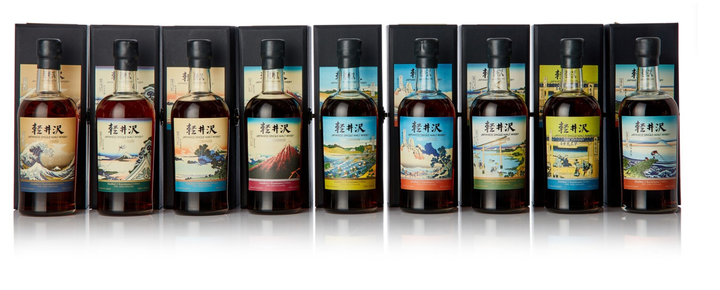 Karuizawa 36 Views of Mount Fuji, Full Collection 1999-2000 Vintages, set of 36 bottles