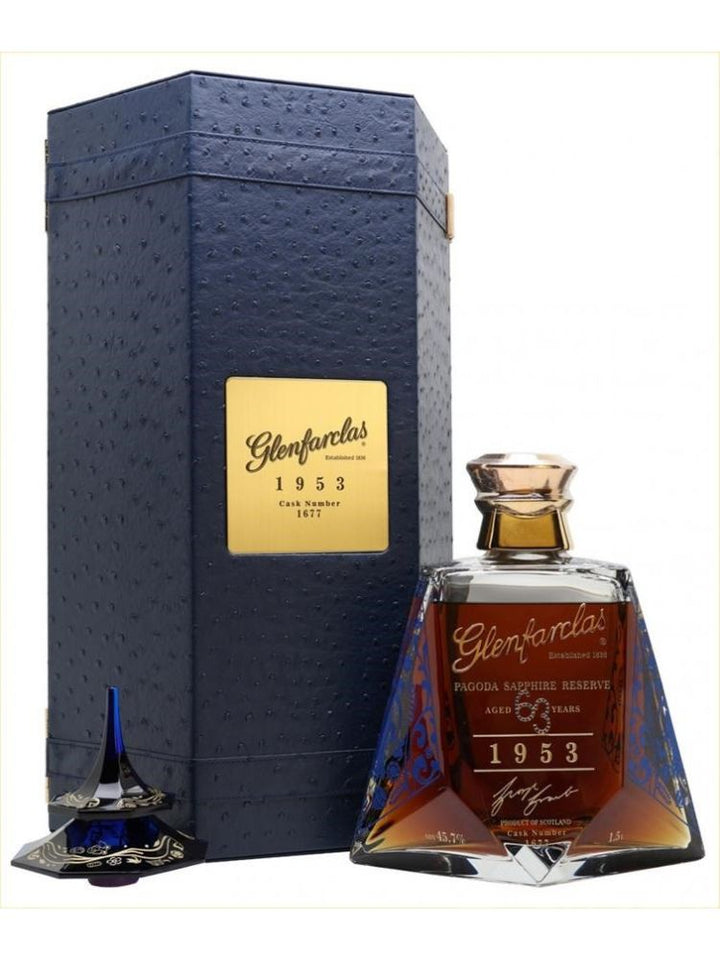 Glenfarclas 1953 63yo Pagoda Sapphire Reserve 1.5ltr Gold cask#1677 45,7%