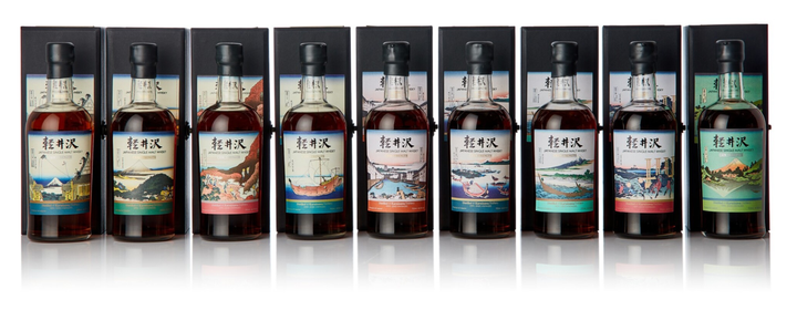 Karuizawa 36 Views of Mount Fuji, Full Collection 1999-2000 Vintages, set of 36 bottles