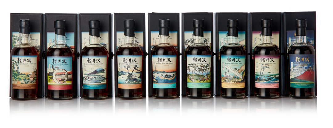 Karuizawa 36 Views of Mount Fuji, Full Collection 1999-2000 Vintages, set of 36 bottles