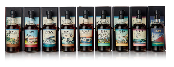 Karuizawa 36 Views of Mount Fuji, Full Collection 1999-2000 Vintages, set of 36 bottles
