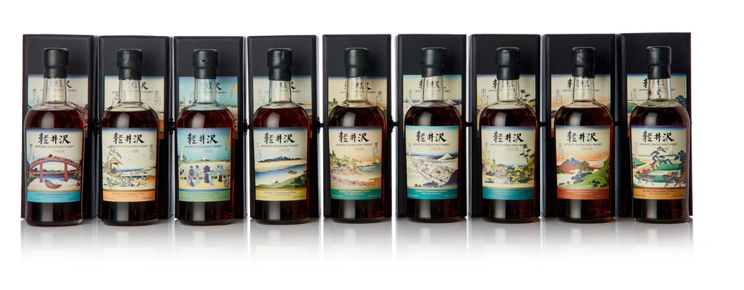 Karuizawa 36 Views of Mount Fuji, Full Collection 1999-2000 Vintages, set of 36 bottles