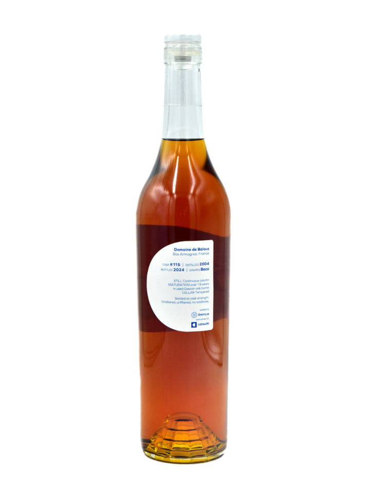 Armagnac Balous 2004/2024 57,9% 700ml Distilia for Catawiki 