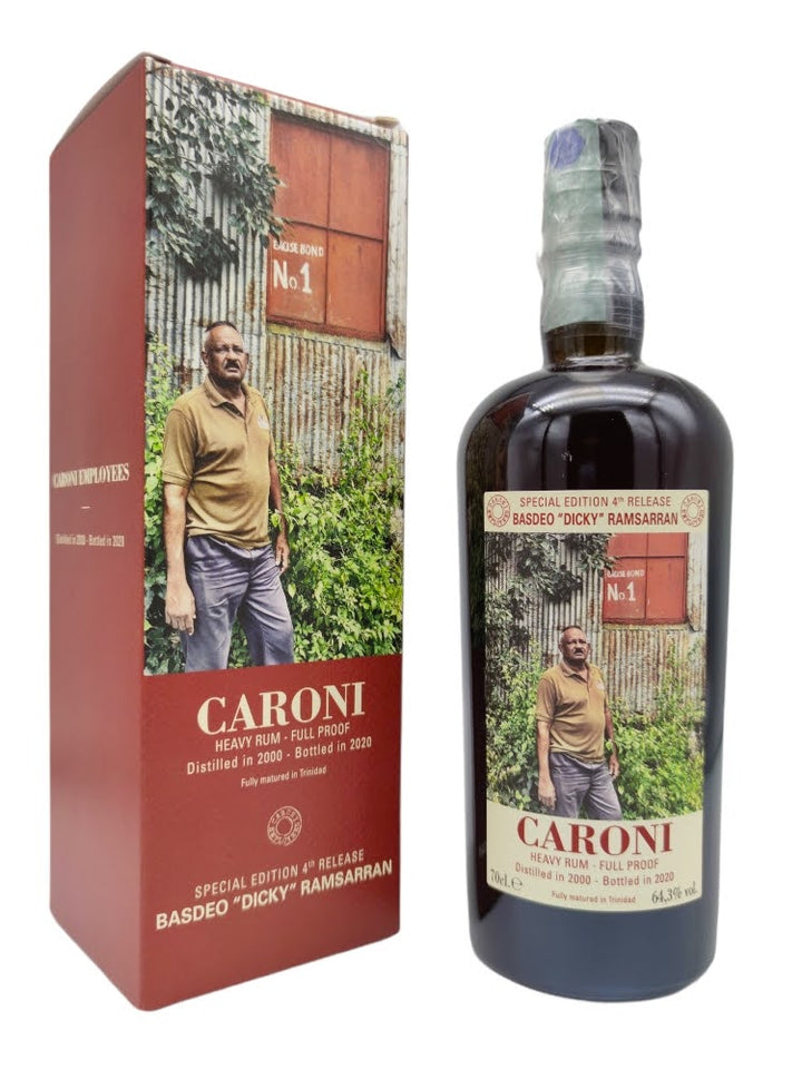 Caroni Employees 4th Release Basdeo Dicky Ramsarran, bottle