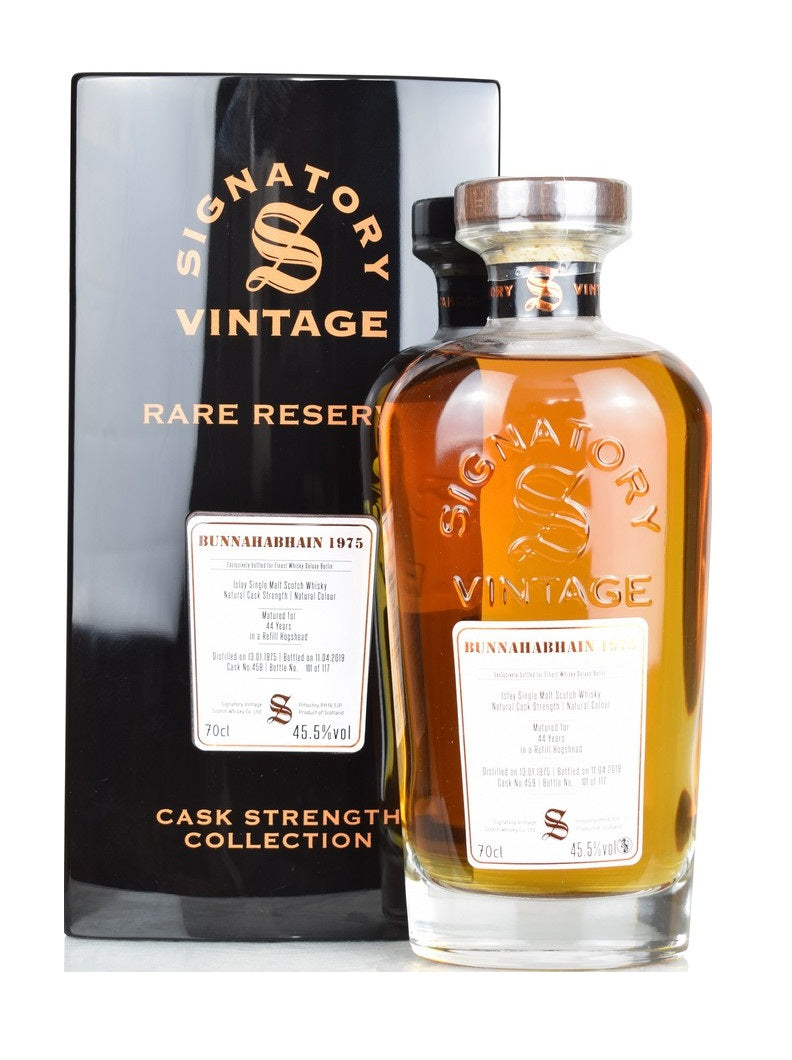 Bunnahabhain 1975 Cask Strength Collection 44 Year Old Rare Reserve