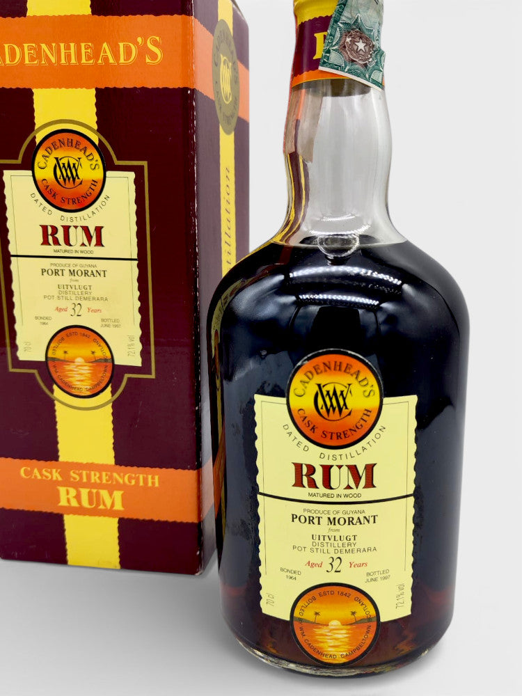 Cadenhead's 1964 Uitvlugt Port Mourant Cask Strenght 32yo 72.1%
