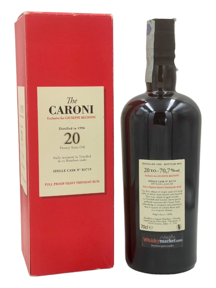 Caroni 1996/2016 20yo 70,7% cask#R3719 Giuseppe Begnoni