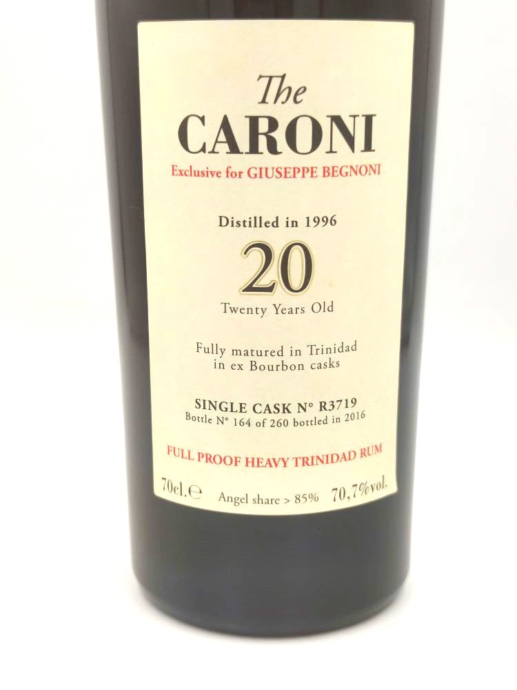 Caroni 1996/2016 20yo 70,7% cask#R3719 Giuseppe Begnoni