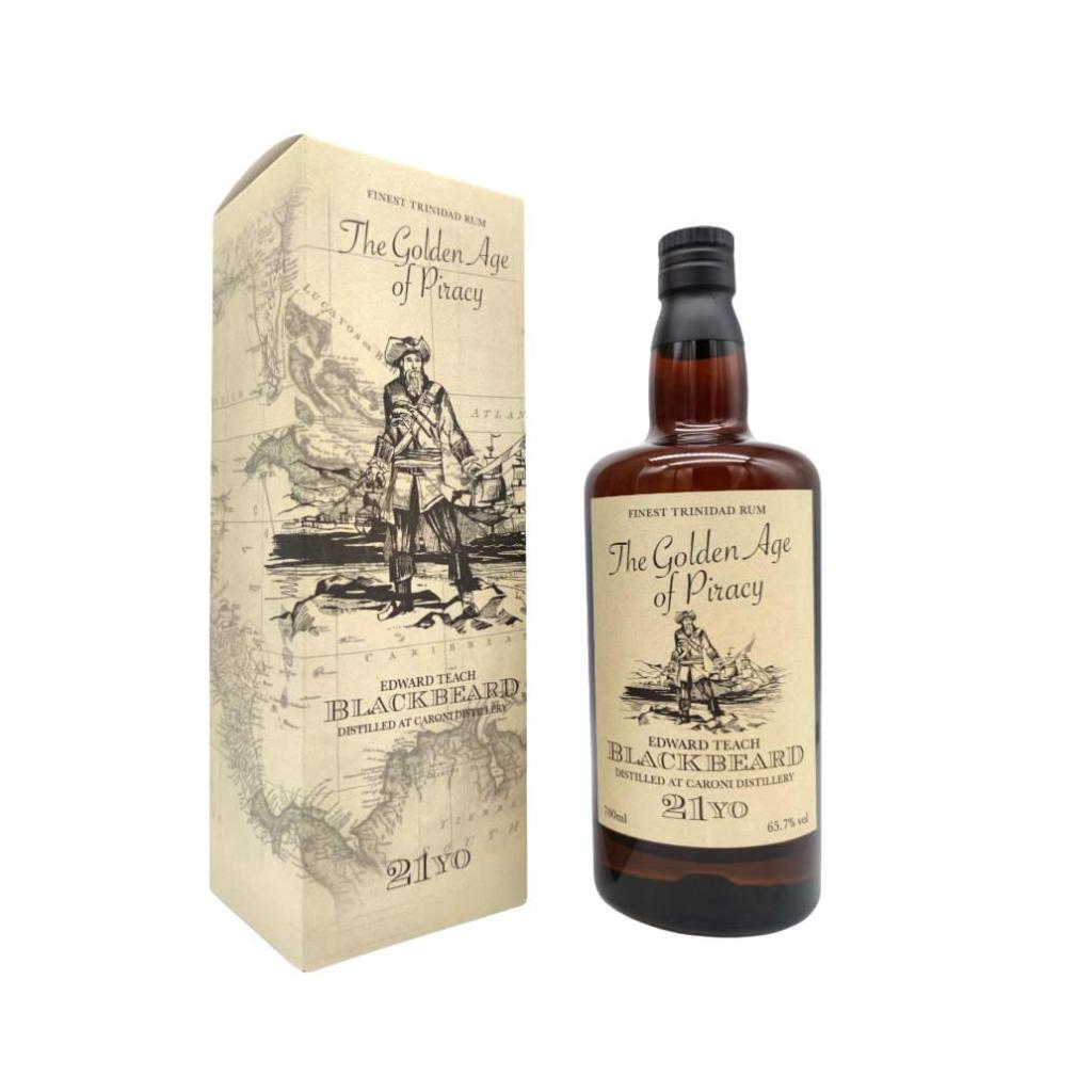 Caroni 1999/2021 21yo 65.7% cask#197 The Golden Age of Piracy Blackbeard Distilia