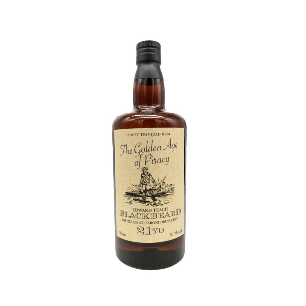 Caroni 1999 21yo 65.7% cask#197 The Golden Age of Piracy Blackbeard Distilia