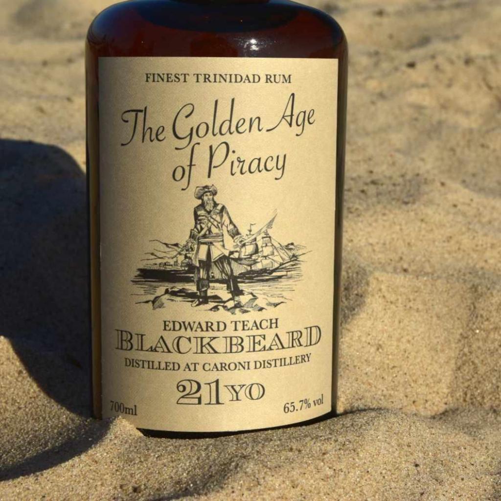 Caroni 1999 21yo 65.7% cask#197 The Golden Age of Piracy Blackbeard Distilia