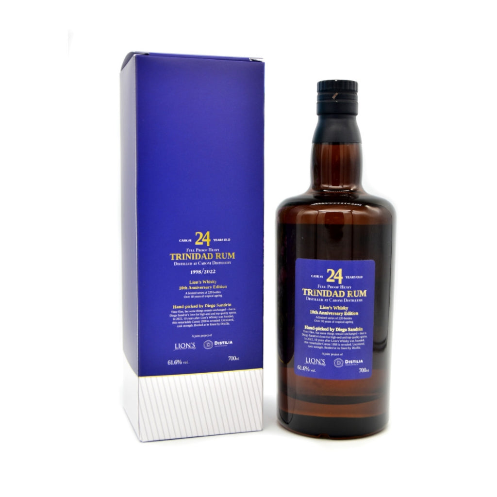 Caroni 1998 24yo Lion's Whisky and Distilia