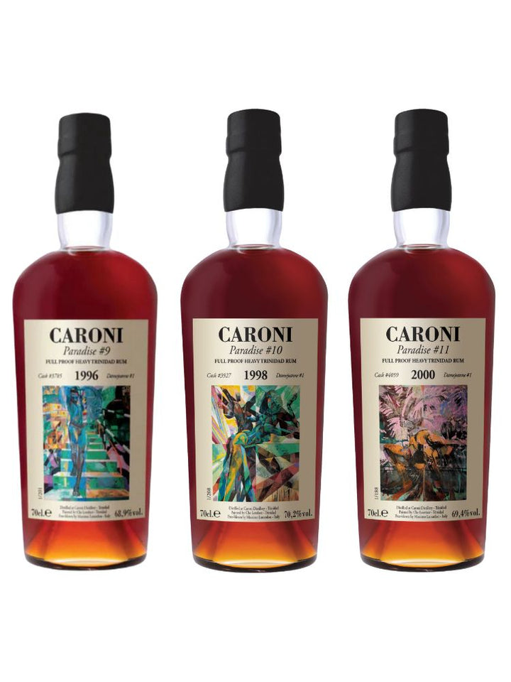 Caroni Paradise set of 3 bottles #9, #10, #11