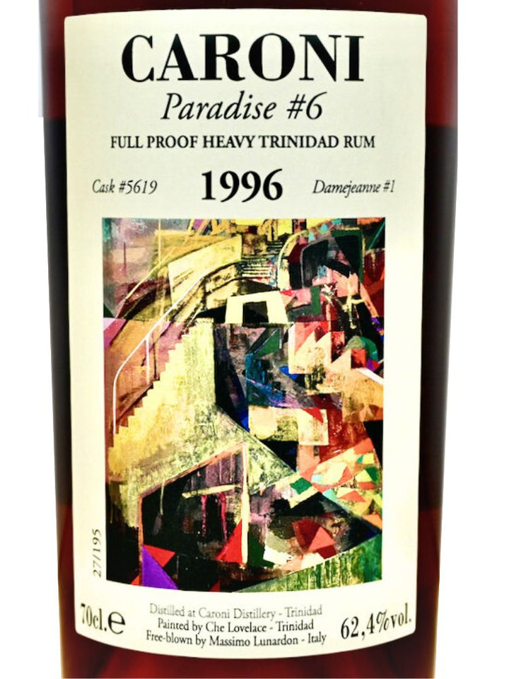 Caroni Paradise #6 1996/2024 12yo 62.4%, Single Cask #5619