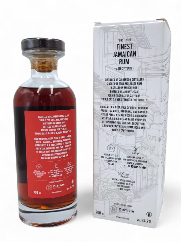 Clarendon 1995/2023 27yo 64,7% by Distilia/ Bar Lamp/ Rhum Attitude