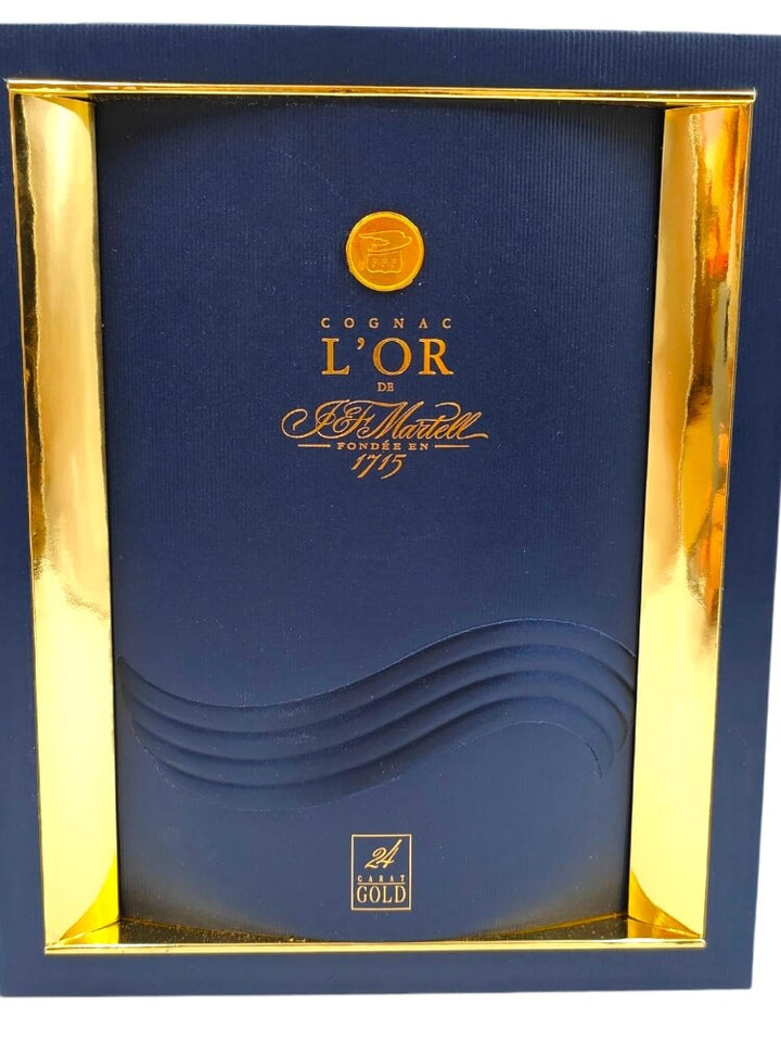 L'OR de Martell cognac 24 Carat Gold 40% box