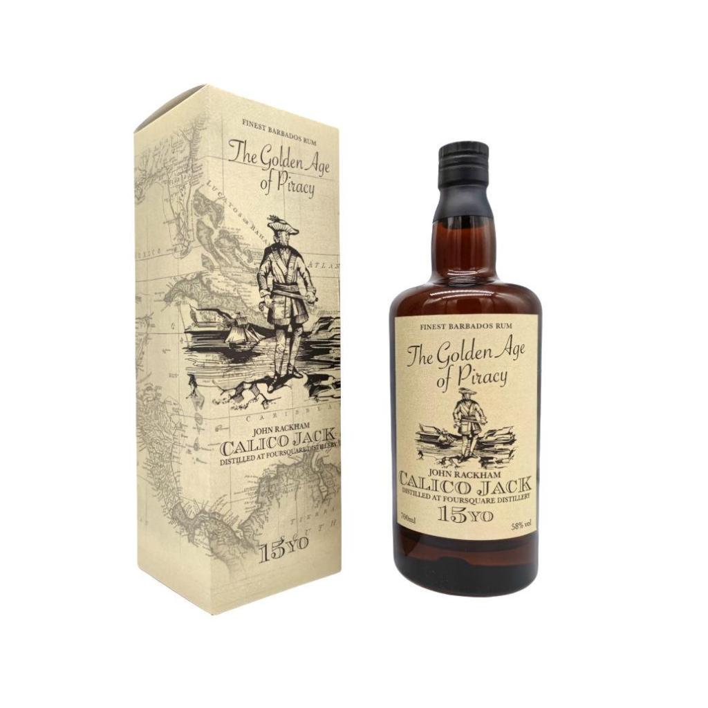 Foursquare 2005/2021 15yo 58% cask#105 The Golden Age of Piracy Calico Jack Distilia