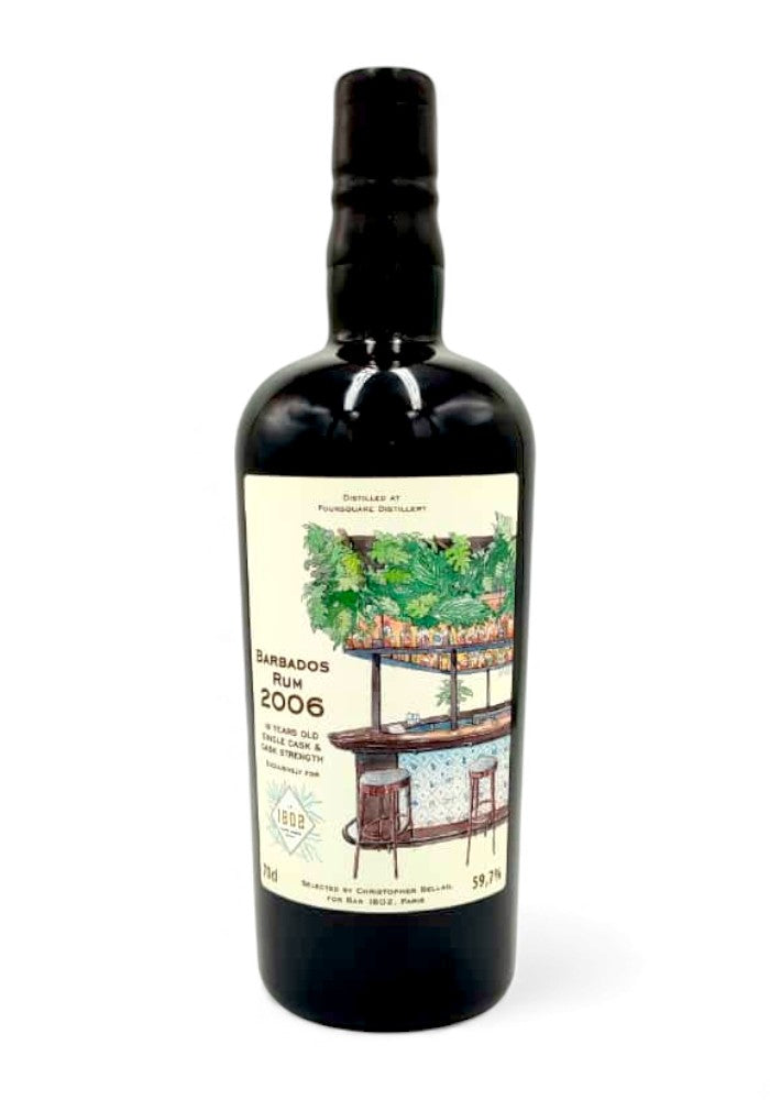 Foursquare 2006/2025 18yo 59,7% cask #38, Distilia for Bar 1802