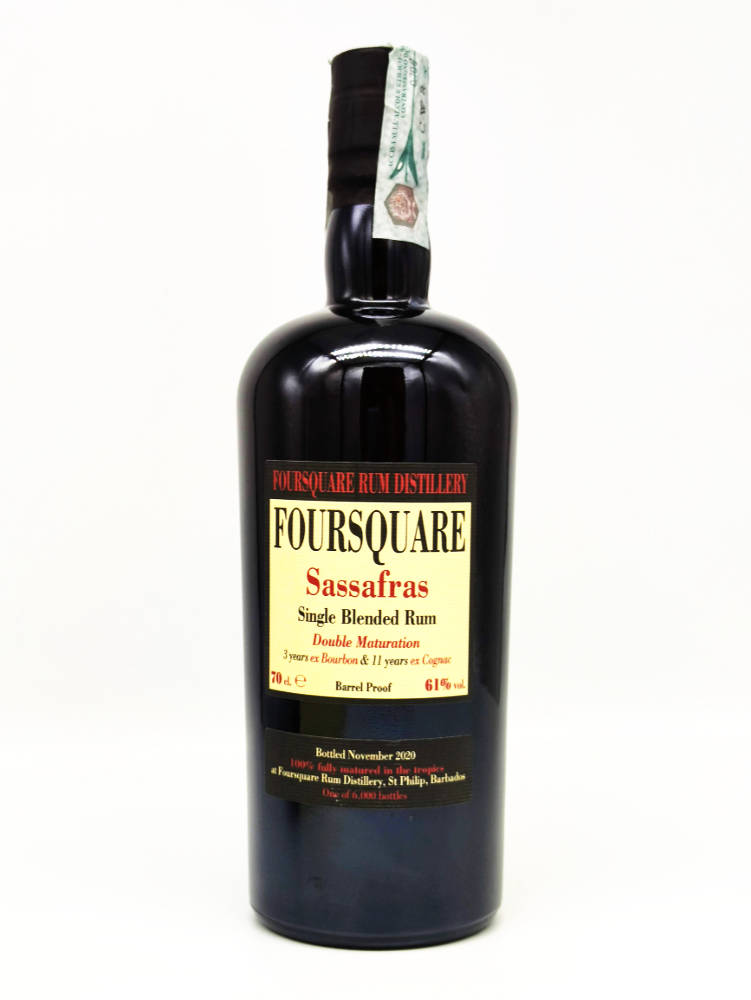 Foursquare Sassafras 2020 14yo 61% Velier, bottle