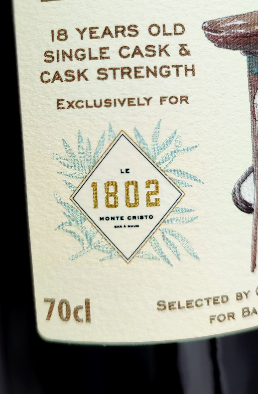 Foursquare 2006/2025 18yo 59,7% cask #38, Distilia for Bar 1802