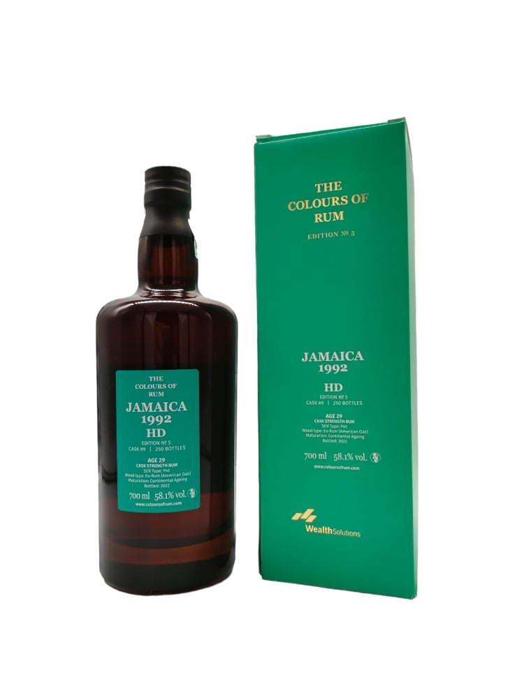 Jamaica Ed. 5 1992/2022 29yo 58,1% cask#9 HD The Colours of Rum