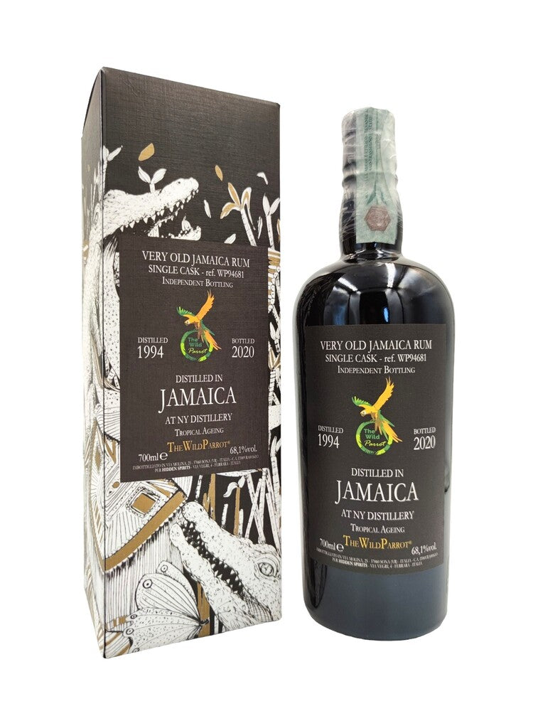 New Yarmouth 1994 26yo 68,1% Jamaica cask#WP94681 The Wild Parrot