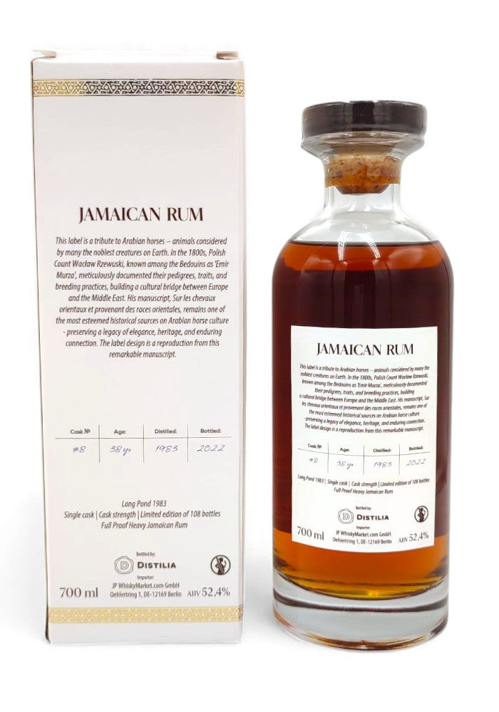 Long Pond 1983/2022 38 ans fût n° 8 52,5 % Croquis du passé, Chevaux