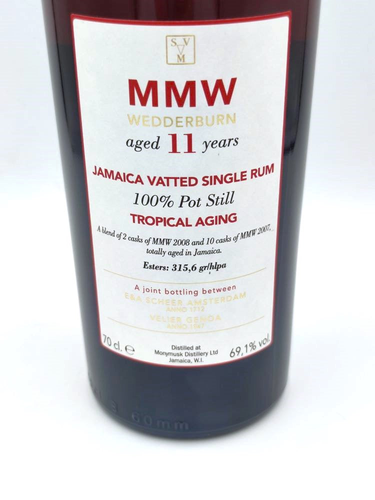 MMW Wedderburn 11yo 69,1% label