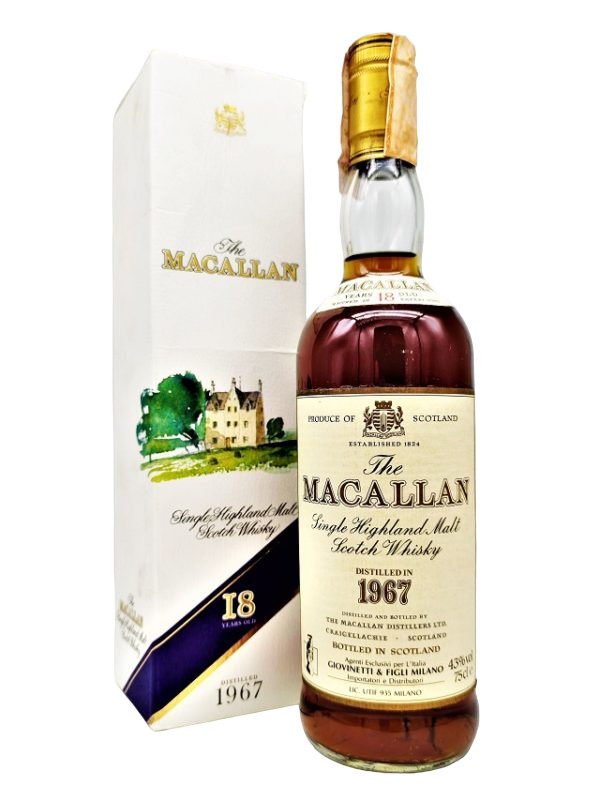 Macallan 1967/1986 18yo Giovinetti & Figli Milano, box