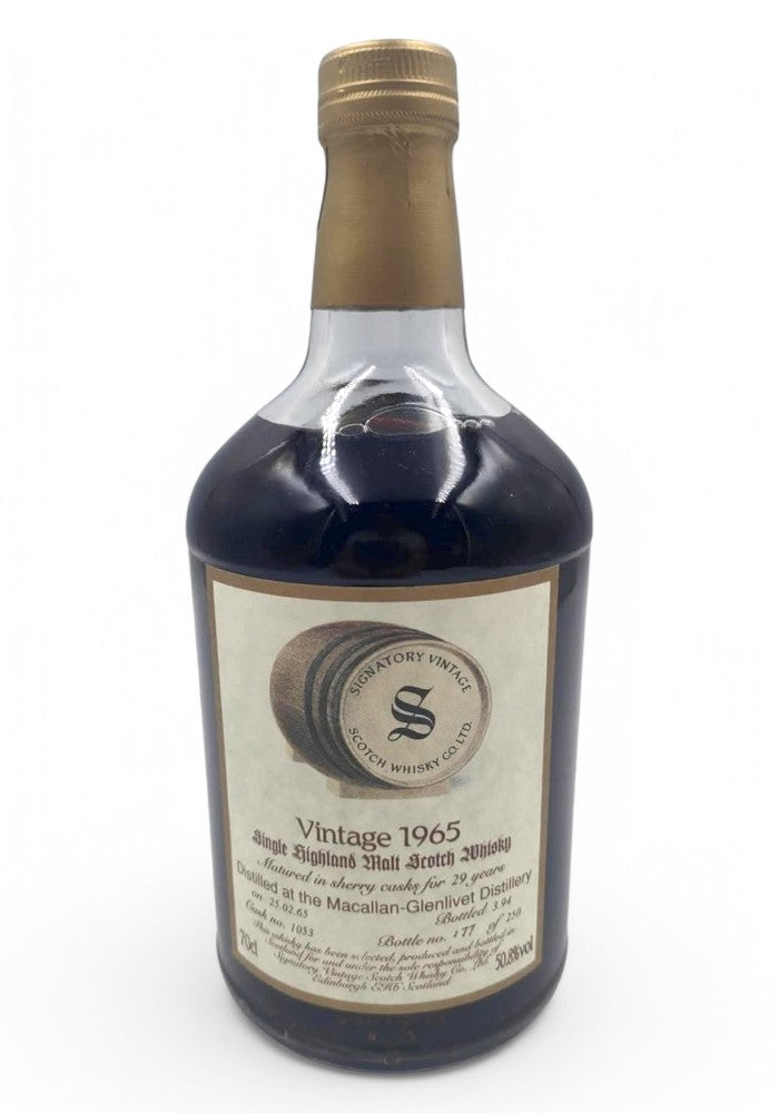 Macallan - Glenlivet 1965/1994 29yo 50,8% cask #1053 Signatory Vintage