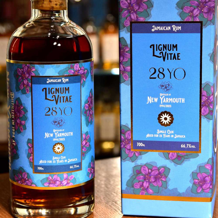 New Yarmouth 1994/2023 28yo 66,7% Lignum Vitae, Floral Rum Series, Distilia for Catawiki