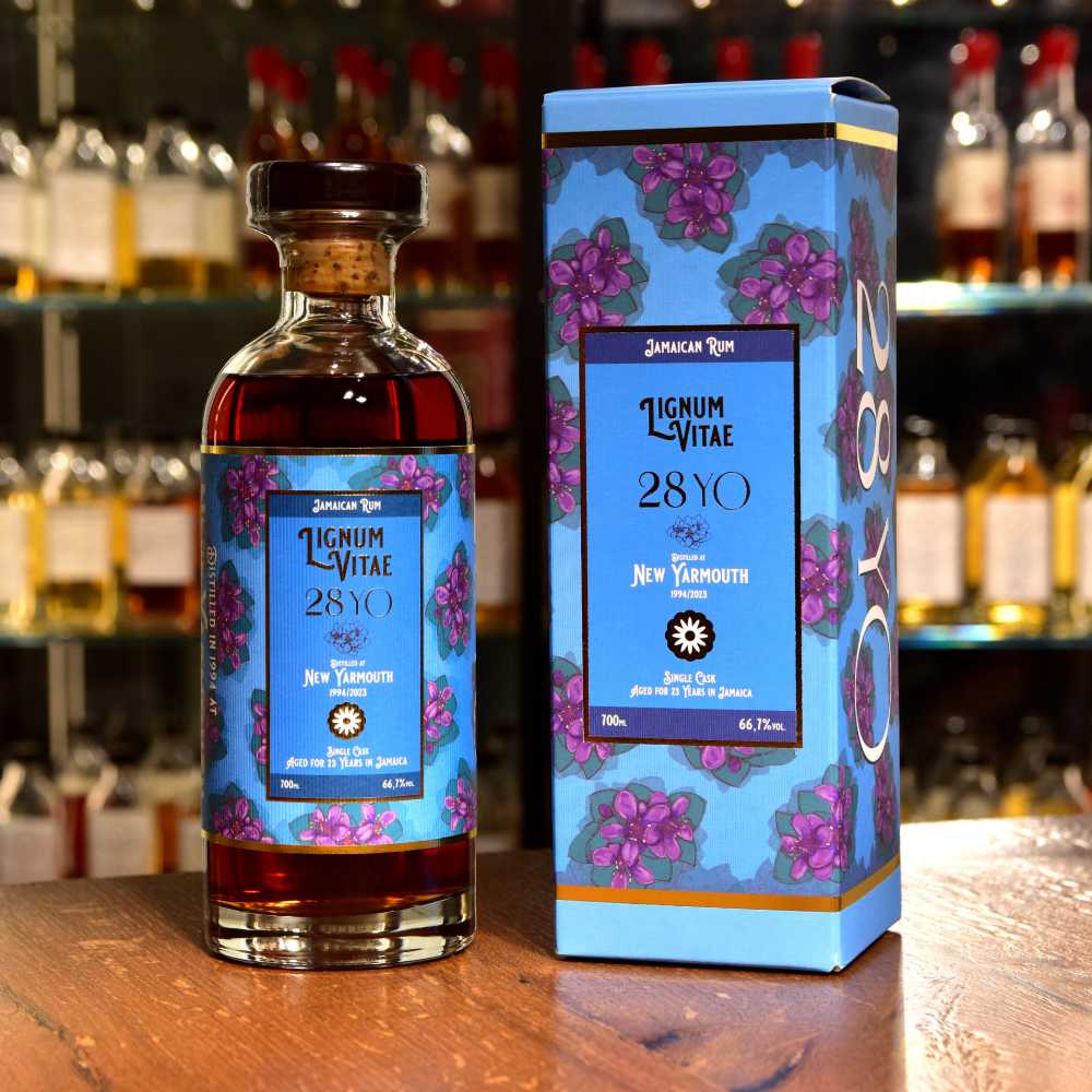 New Yarmouth 1994/2023 28yo 66,7% Lignum Vitae, Floral Rum Series, Distilia for Catawiki