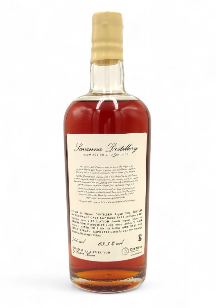 Savanna Rhum Agricole 2008/2024 15yo 68,3% The Virtues - Charity, Robert Bauer and Distilia