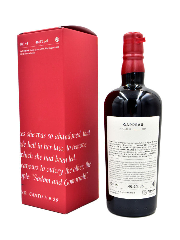 Armagnac Garreau 1967/2024 46,5% 700ml The Sins – Lust, Robert Bauer and Distilia