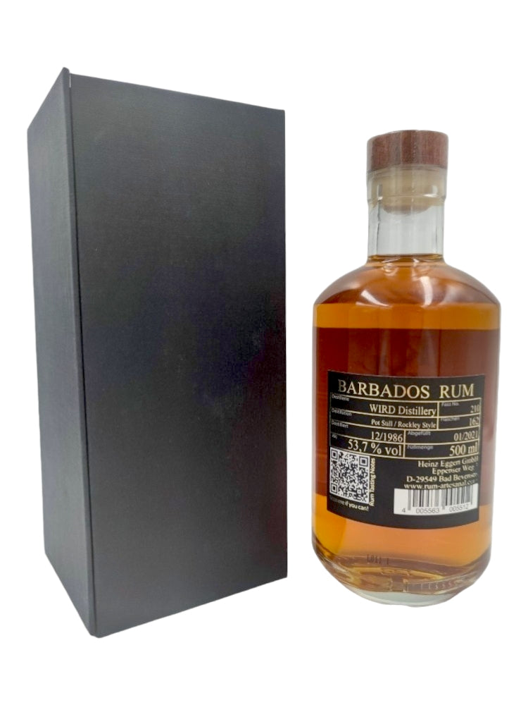 Barbados 1986/2021 34 yo 53,7% cask #210 Rum Artesanal WIRD Rockley Style