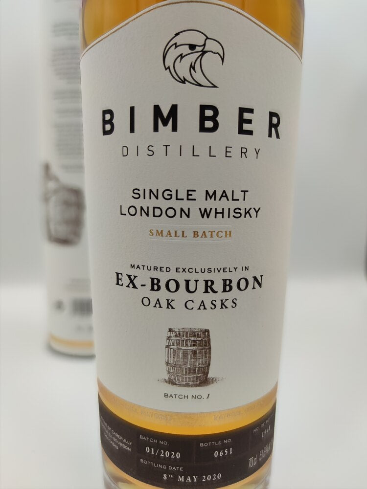 Bimber Ex-Bourbon 2020 51,8% label