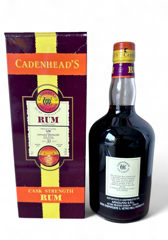 Cadenhead's Uitvlugt 1974/2004 Cask Strenght GM 30yo 61.5% 700ml