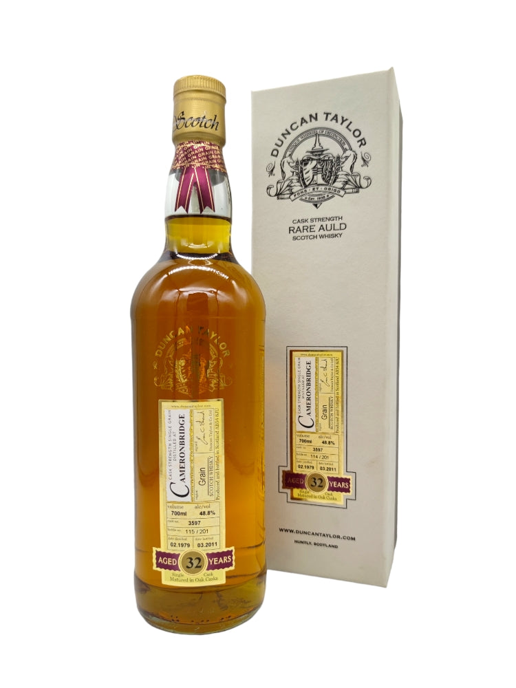 Cameronbridge 1979/2011 32yo 48,8% cask#3597 Single Malt