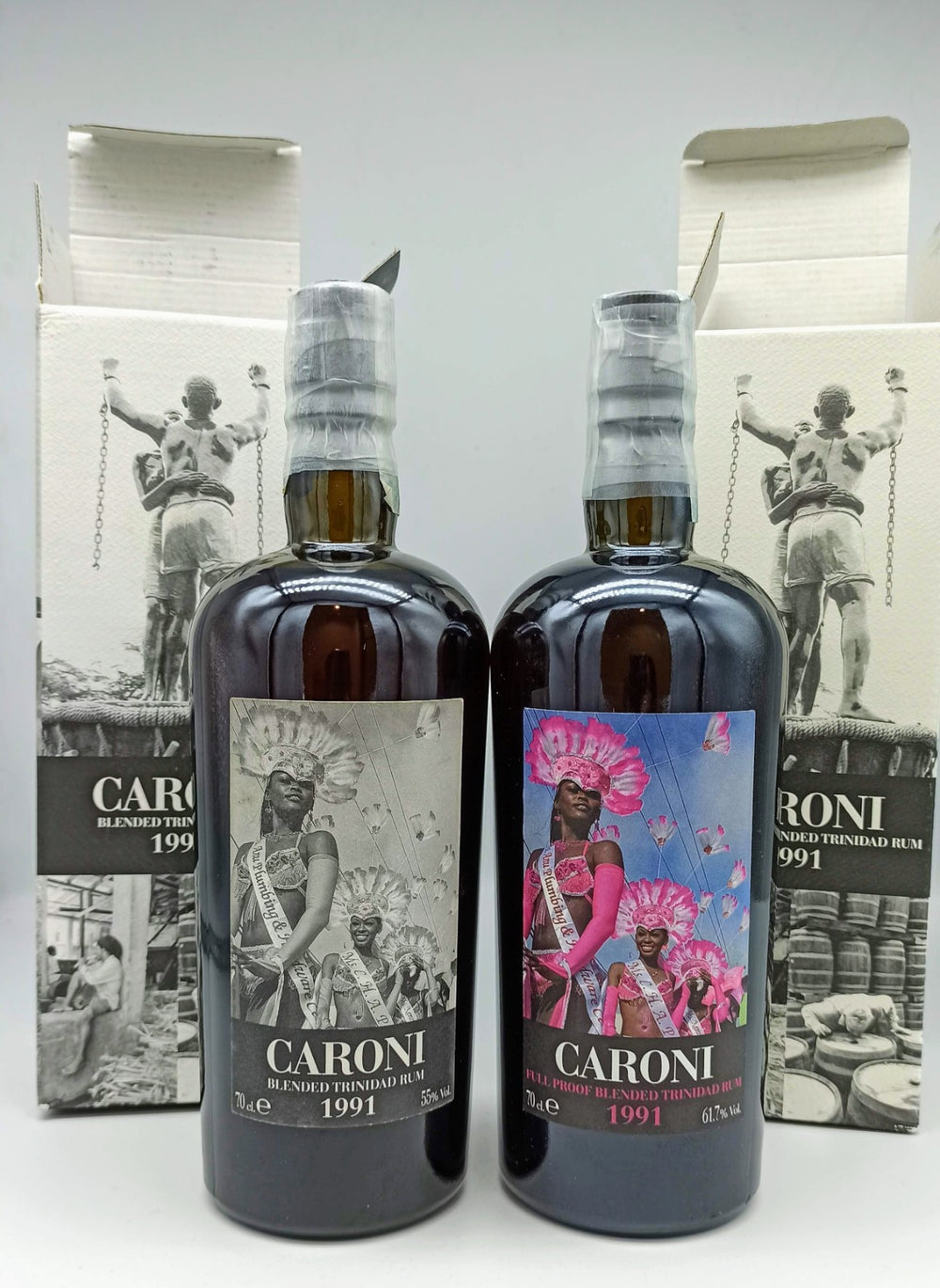 Caroni 1991/2010 (set of 2 bottles 61,7% + 55%)