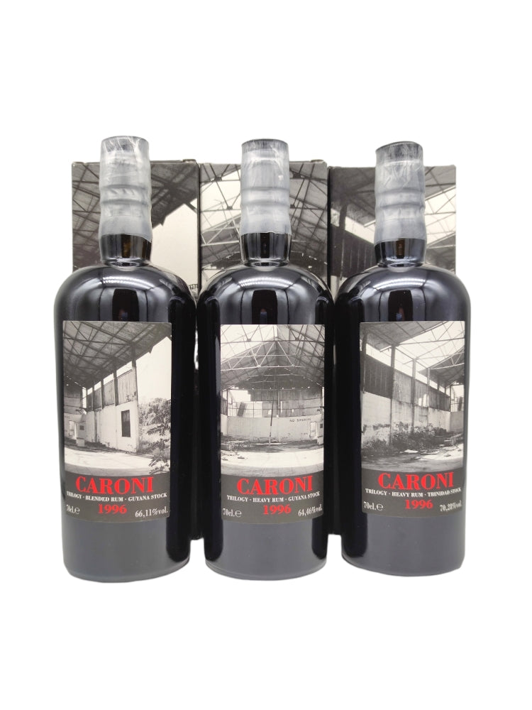 Caroni 1996 20yo Trilogy LMDW set