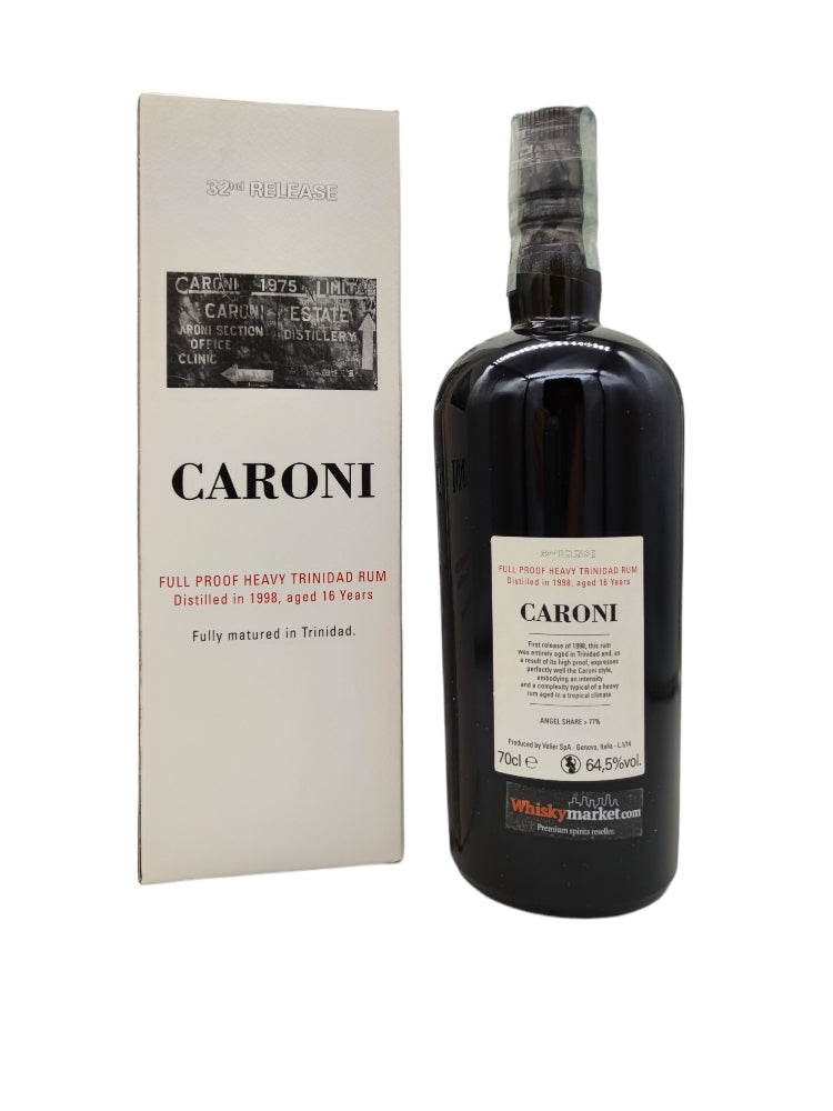 Caroni 1998/2014 16yo 64,5% 32nd Release back