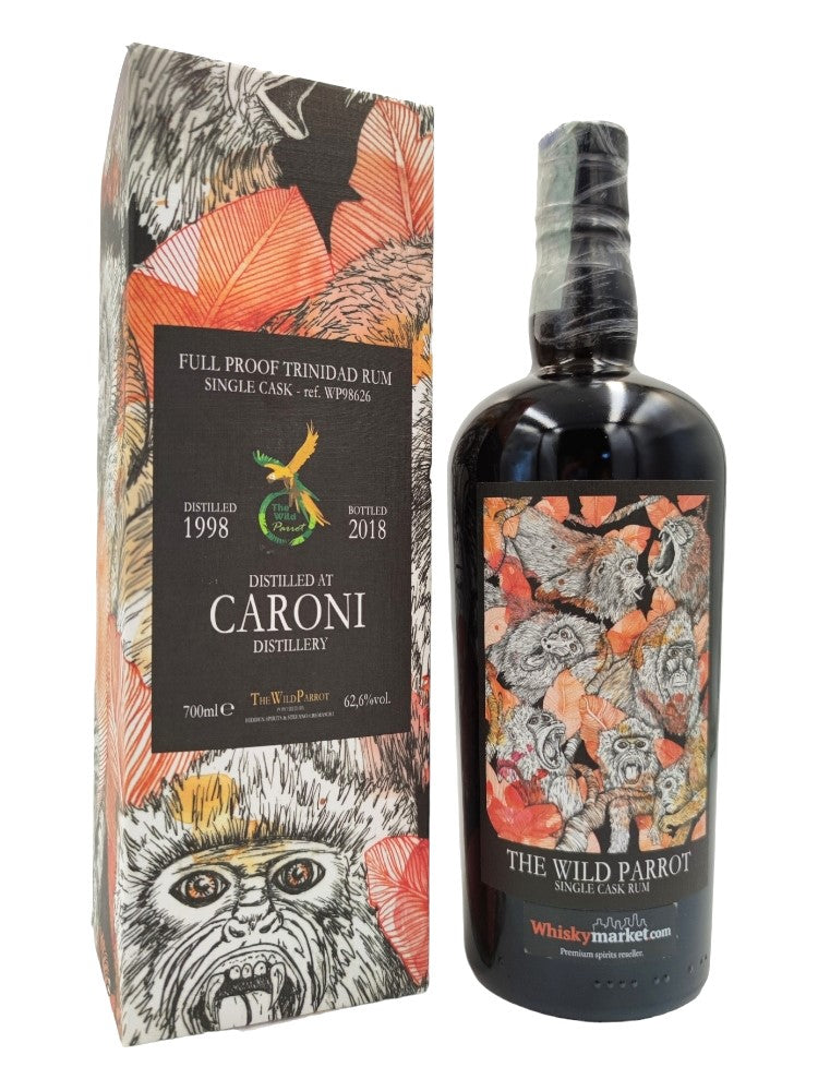 Caroni 1998/2018 20yo 62,6% Trinidad cask#WP98626 The Wild Parrot