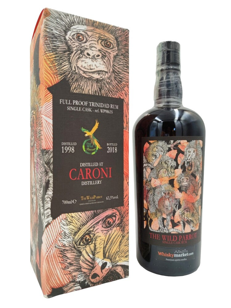 Caroni 1998/2018 20yo 63,5% Trinidad cask#WP98635 The Wild Parrot