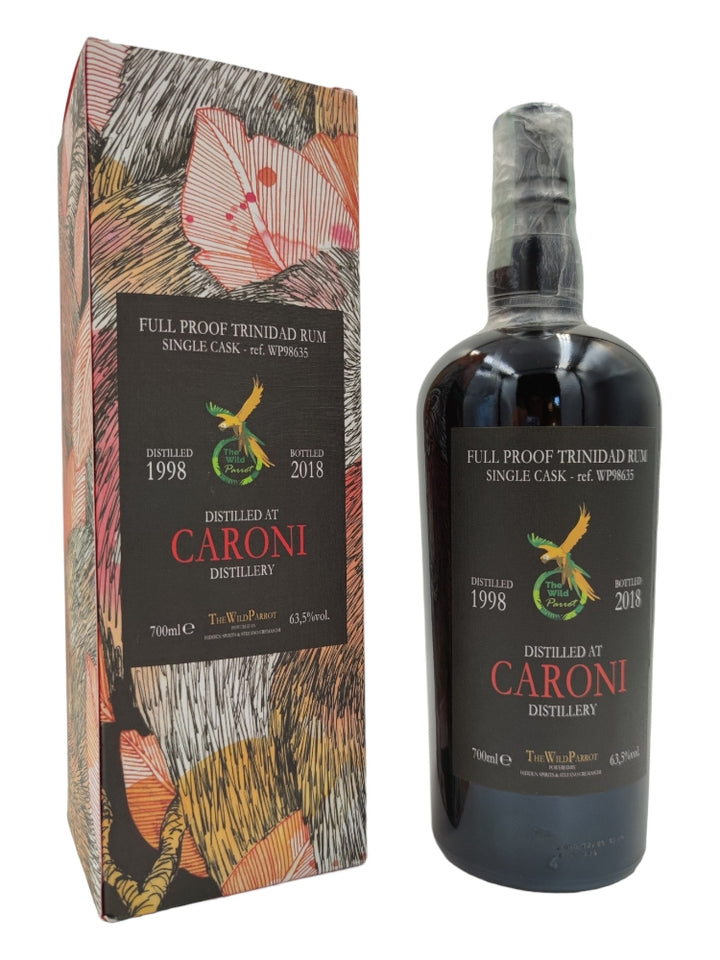 Caroni 1998/2018 20yo 63,5% Trinidad cask#WP98635 The Wild Parrot