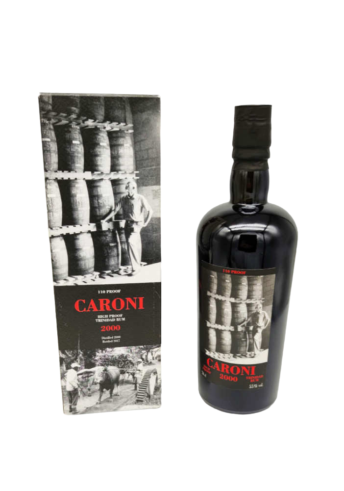 Caroni 2000/2017 17yo 55% 110 Proof Velier High Proof Trinidad Rum